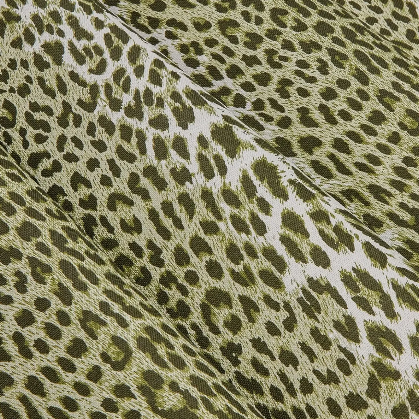 Olive Green Leopard Fabric
