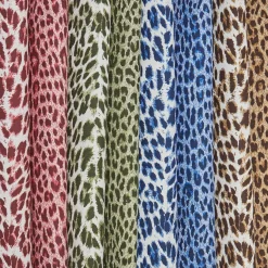 Olive Green Leopard Fabric