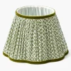Olive Lotus Lampshade (22cm)