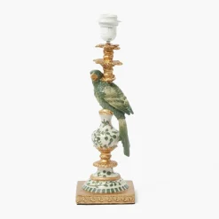 Olive Parrot Lamp