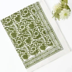 Olive Pheasant Tablecloth