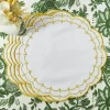 Olivia White & Gold Placemats (Set of 4)
