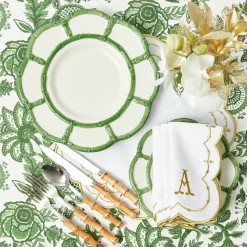Olivia White & Gold Placemats (Set of 4)