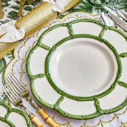 Olivia White & Gold Placemats (Set of 4)