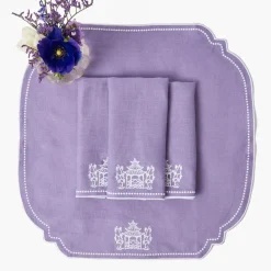 Pagoda Lilac Linen Napkins (Set of 4)