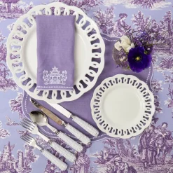 Pagoda Lilac Linen Napkins (Set of 4)