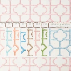 Palm Beach Pink Shaded Bamboo Fabric