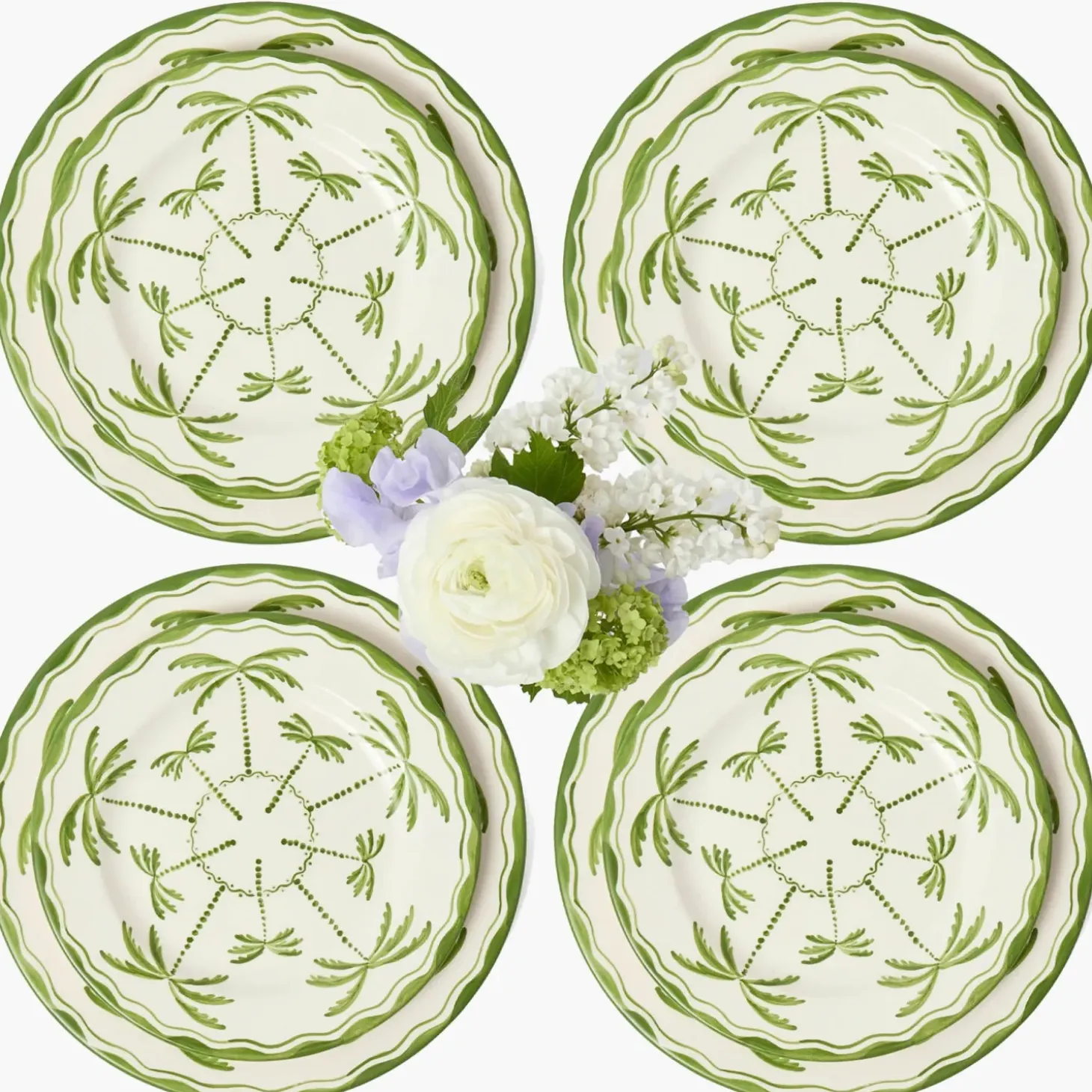 Palmera Dinner & Starter Plates (Set of 8)