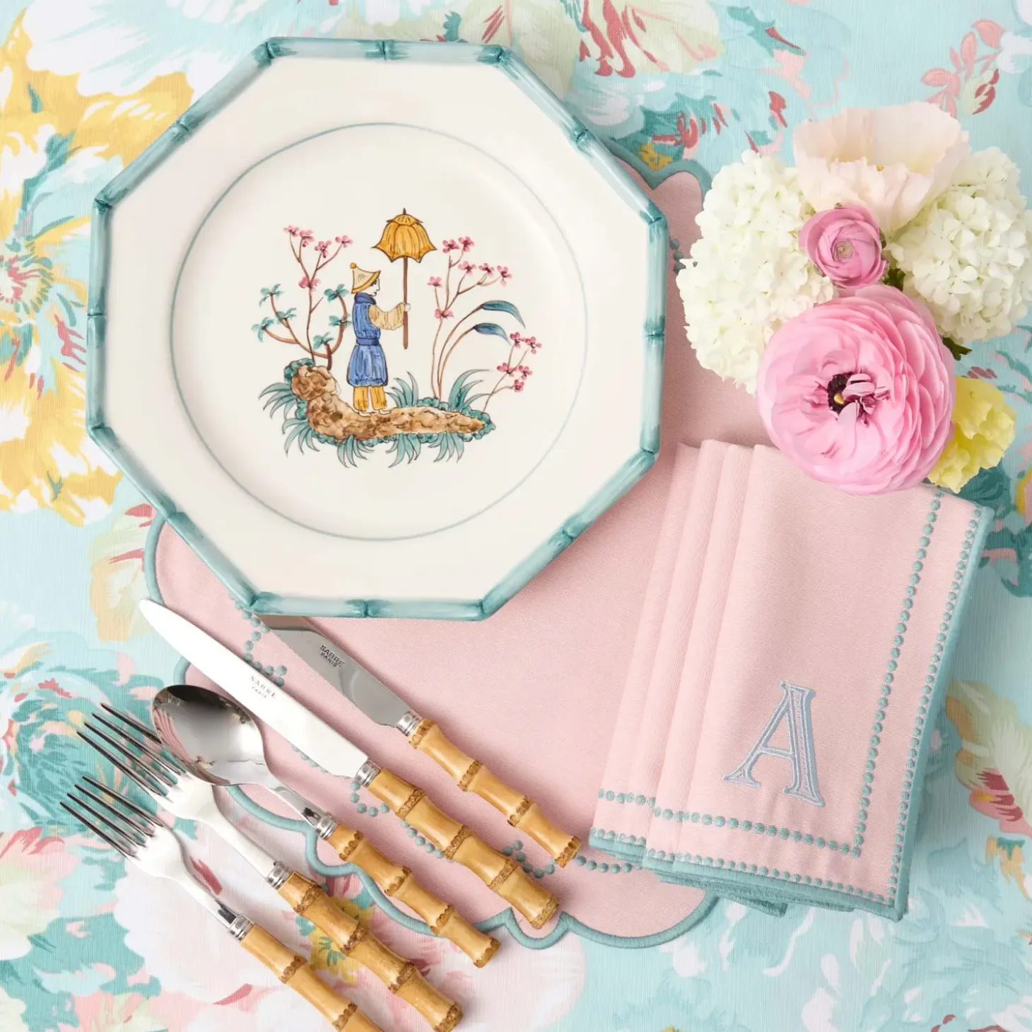 Patricia Bamboo Dinner Plates (Set of 4)
