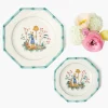 Patricia Blue Bamboo Starter Plate