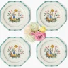 Patricia Blue Bamboo Starter Plates (Set of 4)
