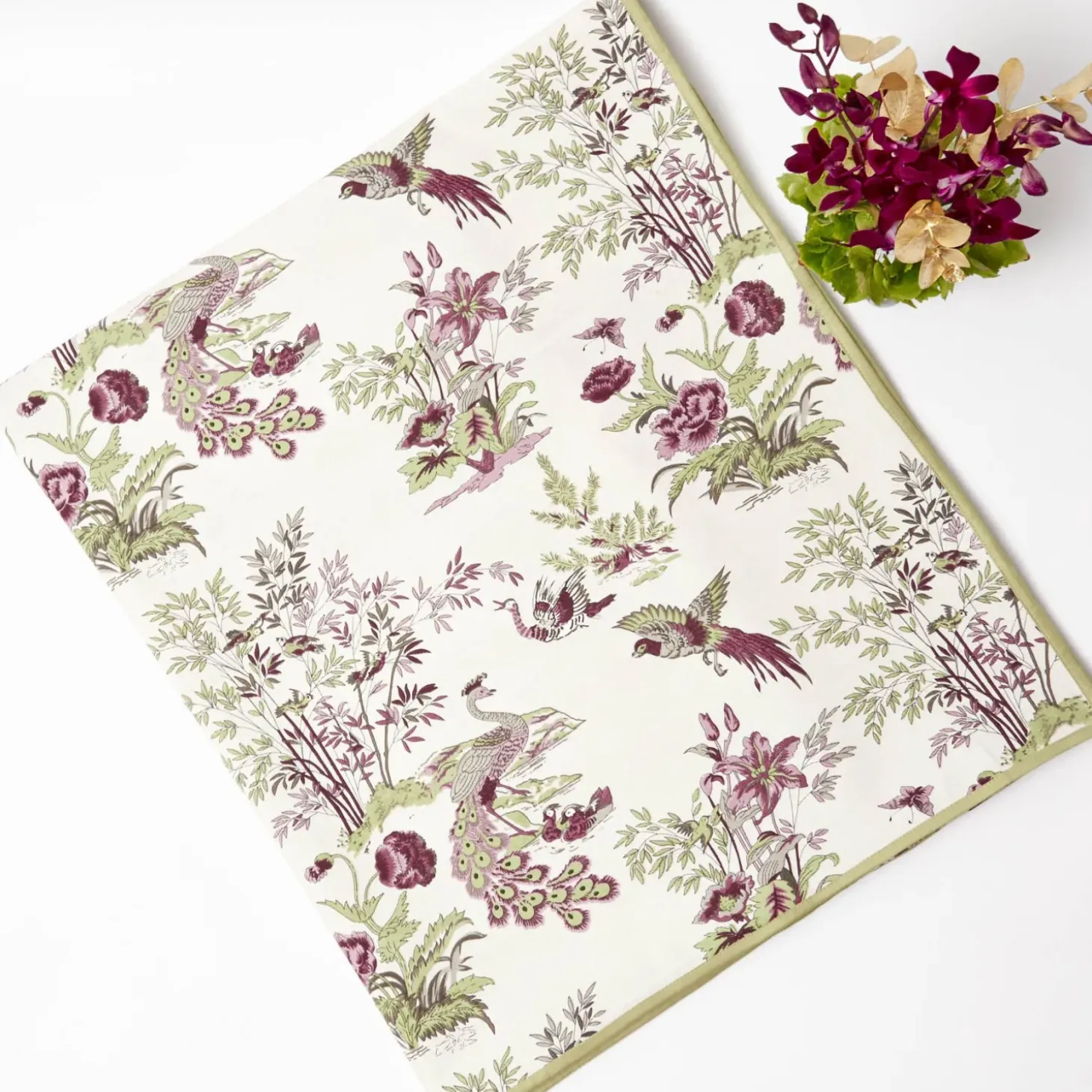 Peacock Garden Tablecloth