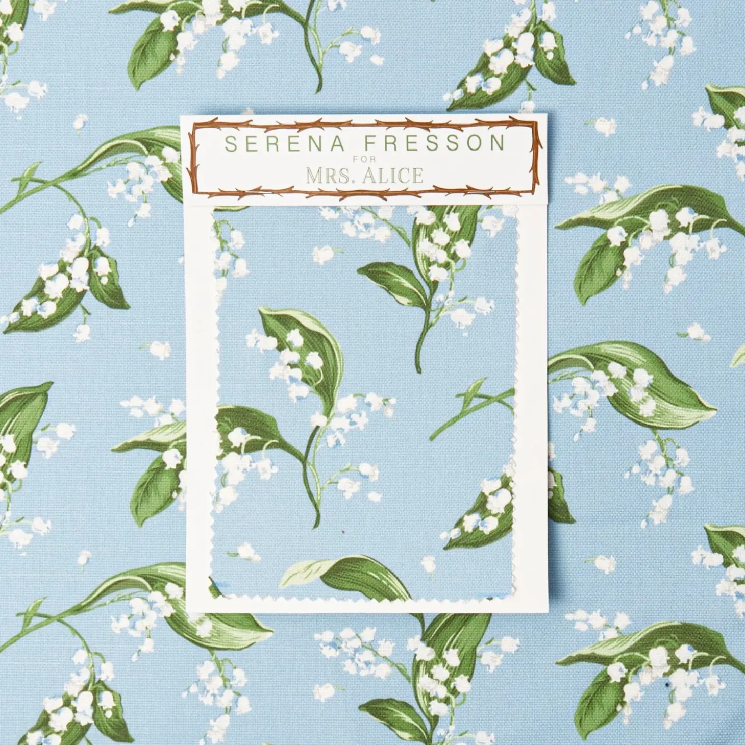 Pebble Lily of the Valley Fabric