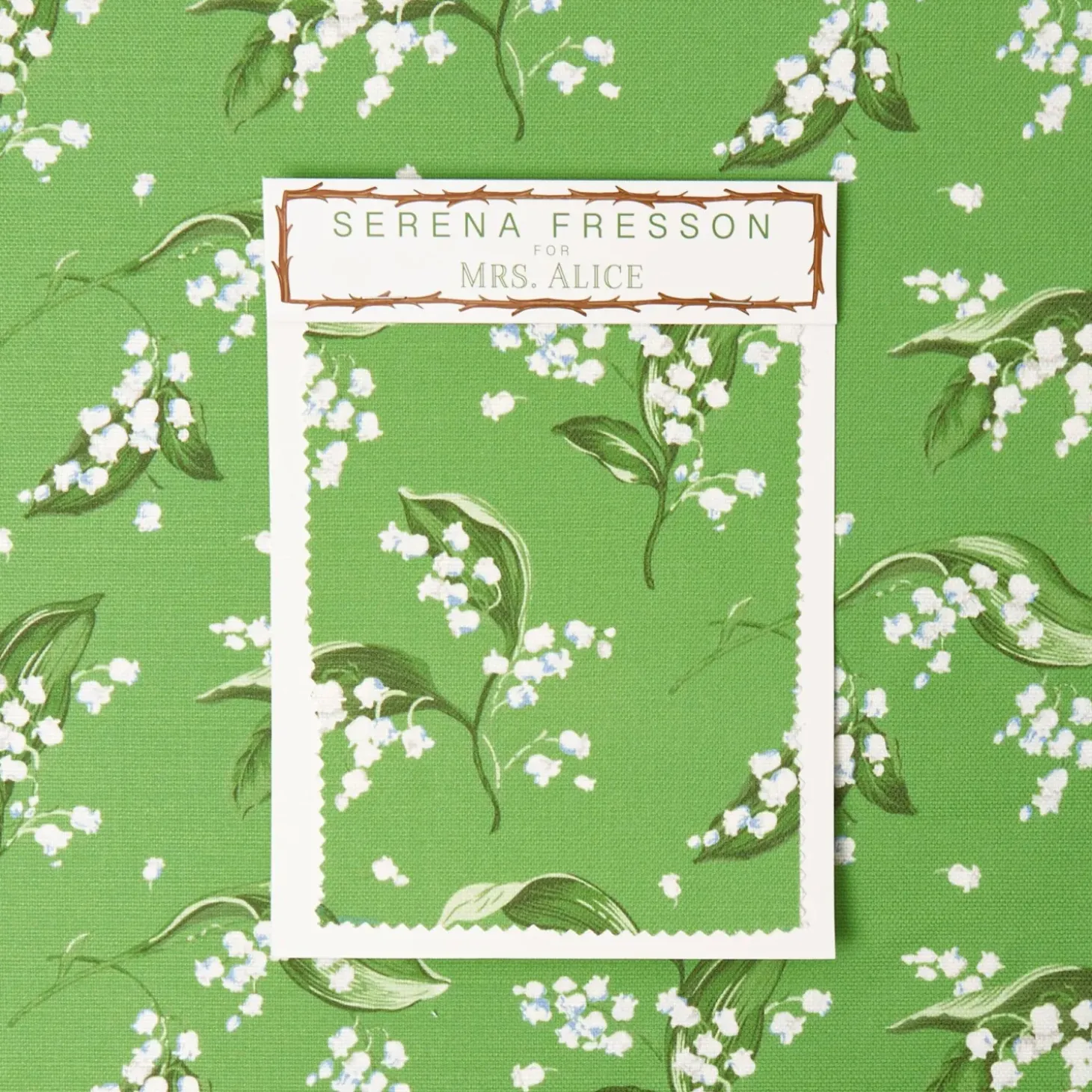 Pebble Lily of the Valley Fabric
