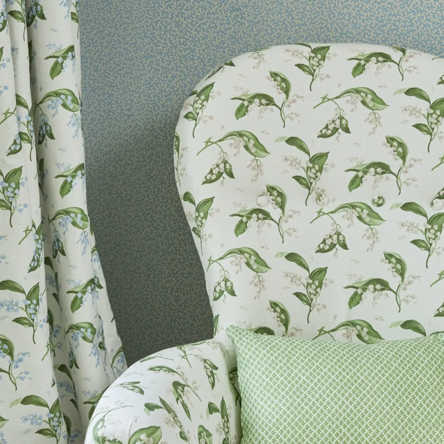 Pebble Lily of the Valley Fabric