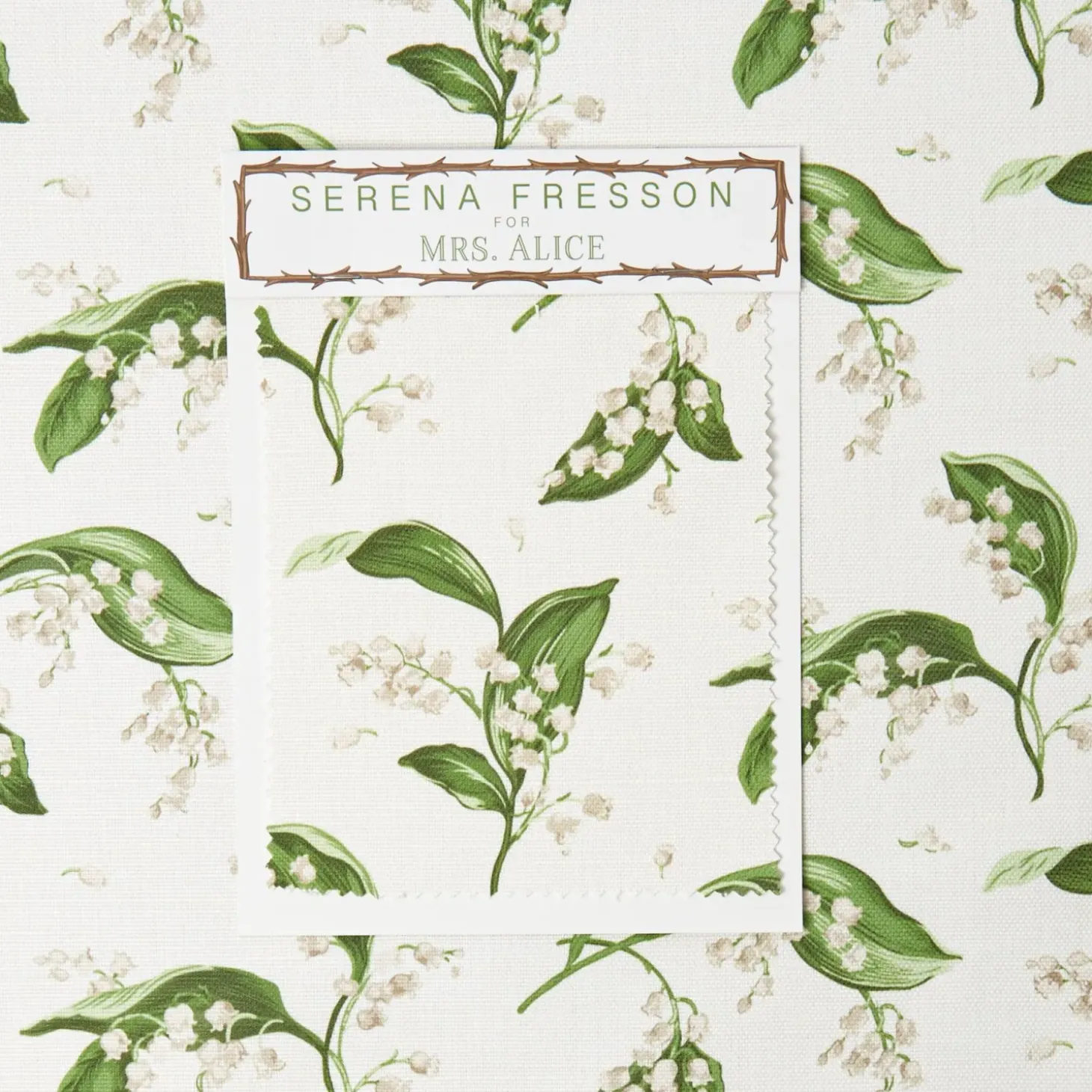 Pebble Lily of the Valley Fabric
