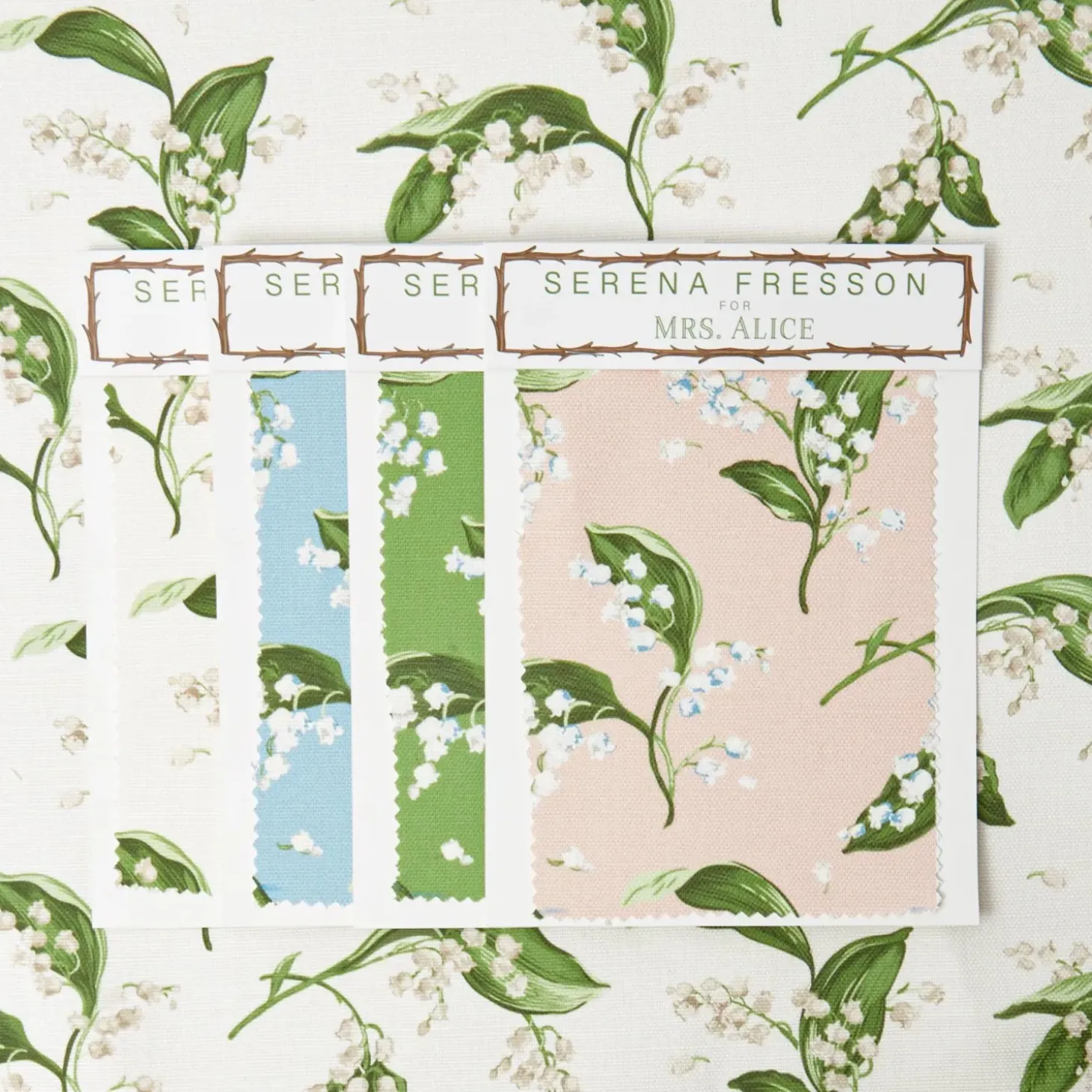 Pebble Lily of the Valley Fabric