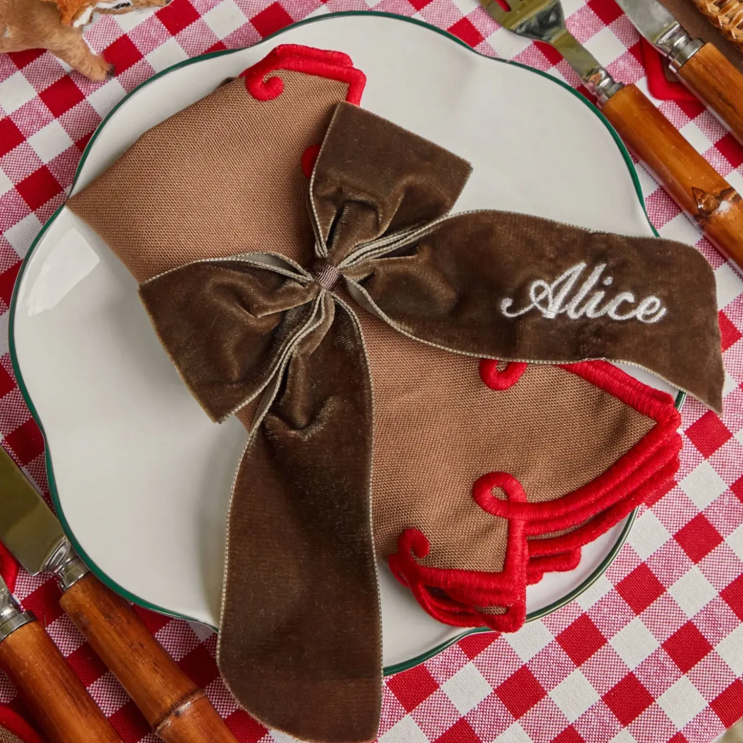 Personalisable Chocolate Bow