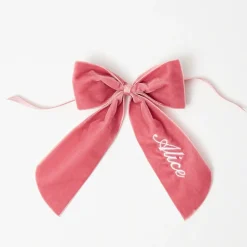 Personalisable Dusty Pink Bow