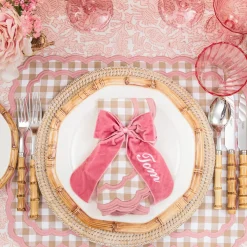 Personalisable Dusty Pink Bow