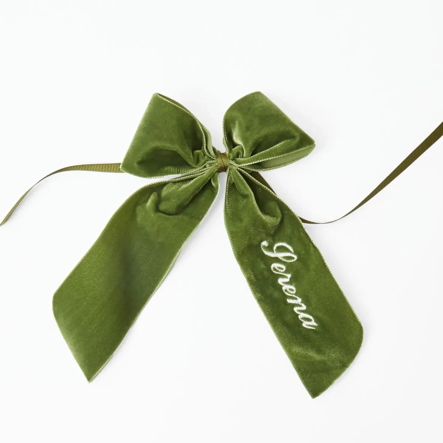Personalisable Forest Green Bow