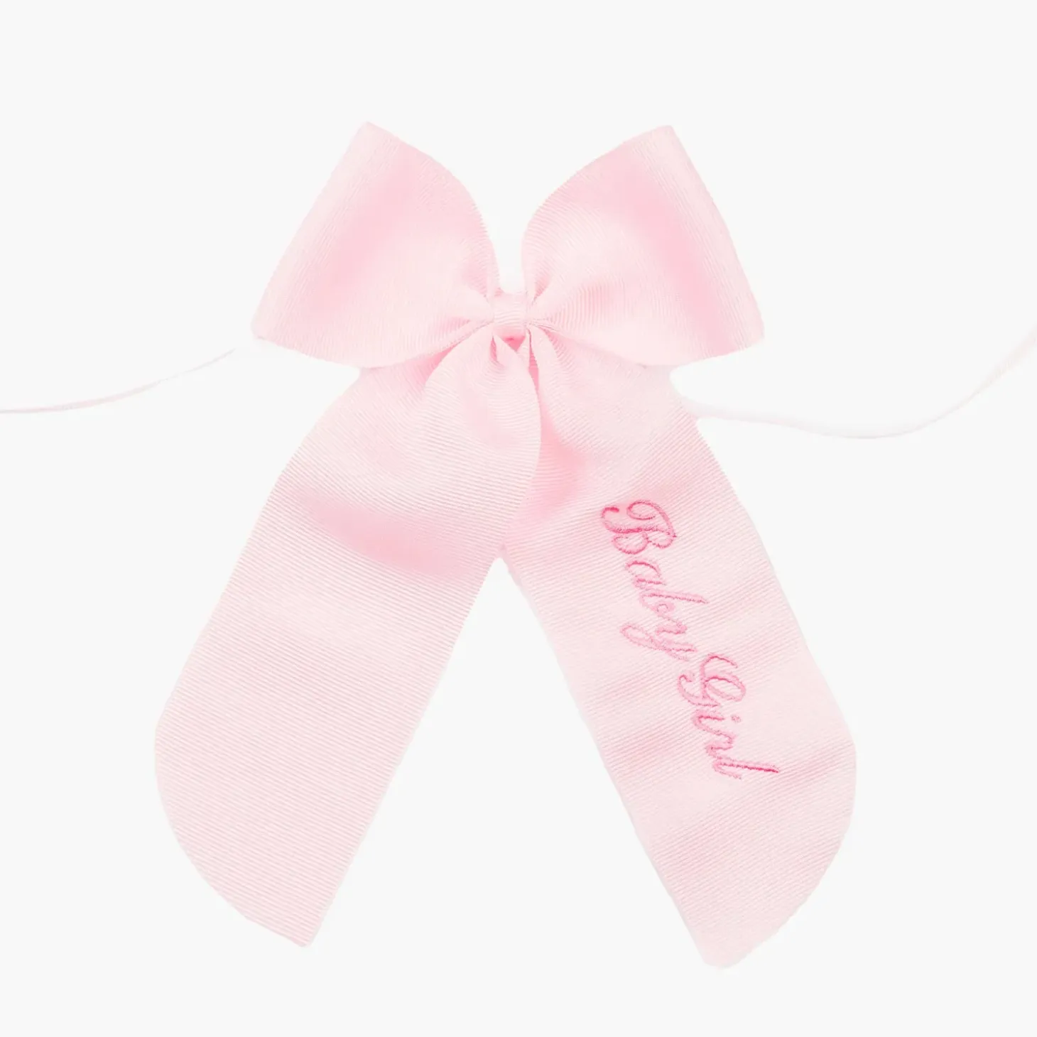 Personalisable Pink Grosgrain Bow