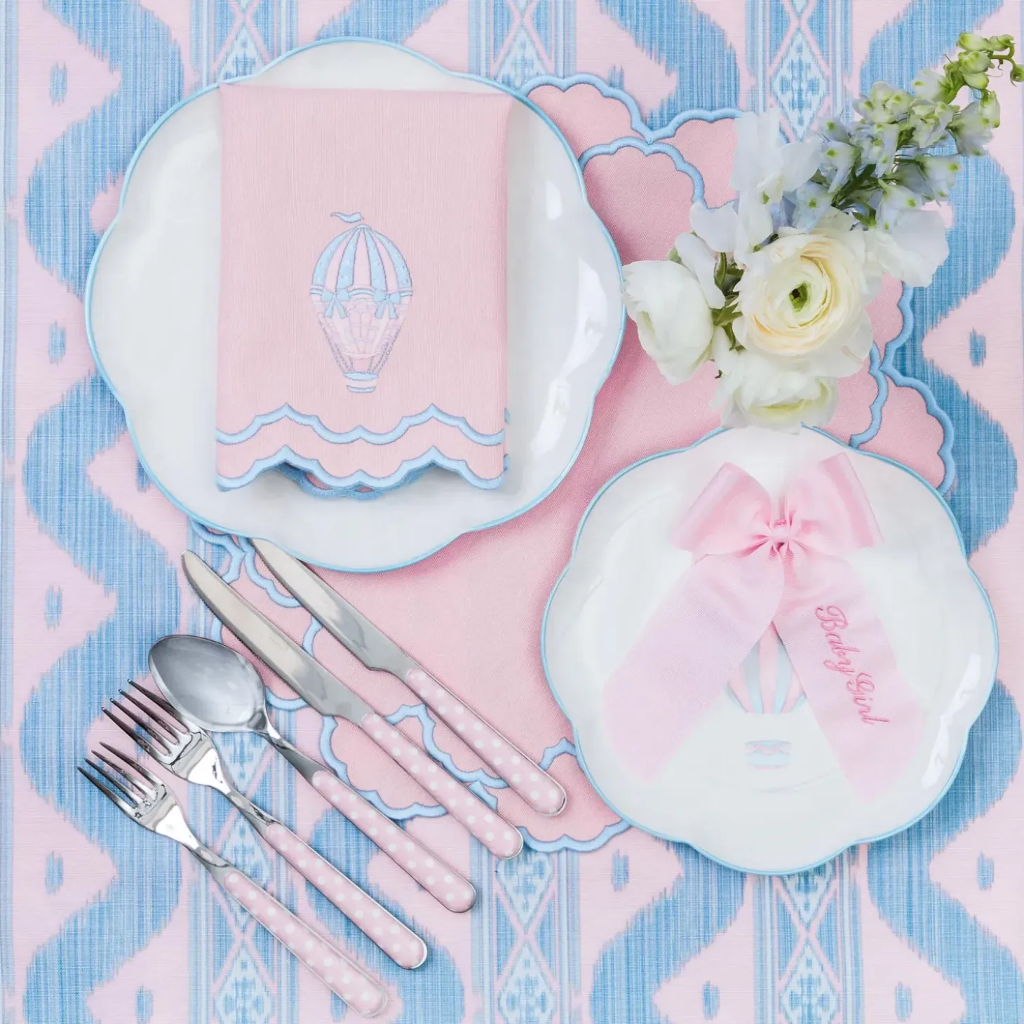 Personalisable Pink Grosgrain Bow