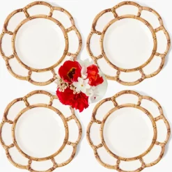 Petal Bamboo Starter Plate (Set of 4)