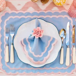 Petal Pink Fiore Napkin Rings (Set of 4)