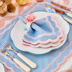 Petal Pink Fiore Napkin Rings (Set of 4)