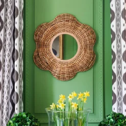 Petite Rattan Martha Mirror