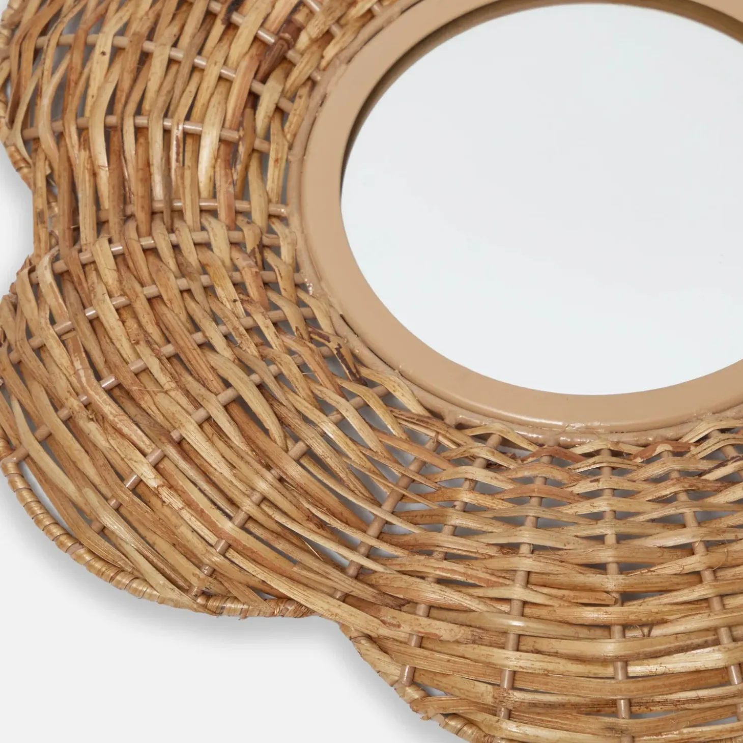 Petite Rattan Martha Mirror