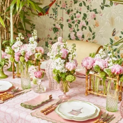 Pink & Green Pagoda Starter Plate
