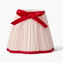 Pink & Red Lotus Bow Lampshade (18cm)