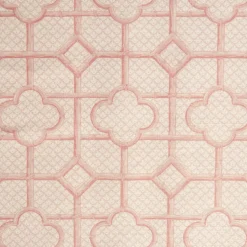 Pink Bamboo Trellis Fabric