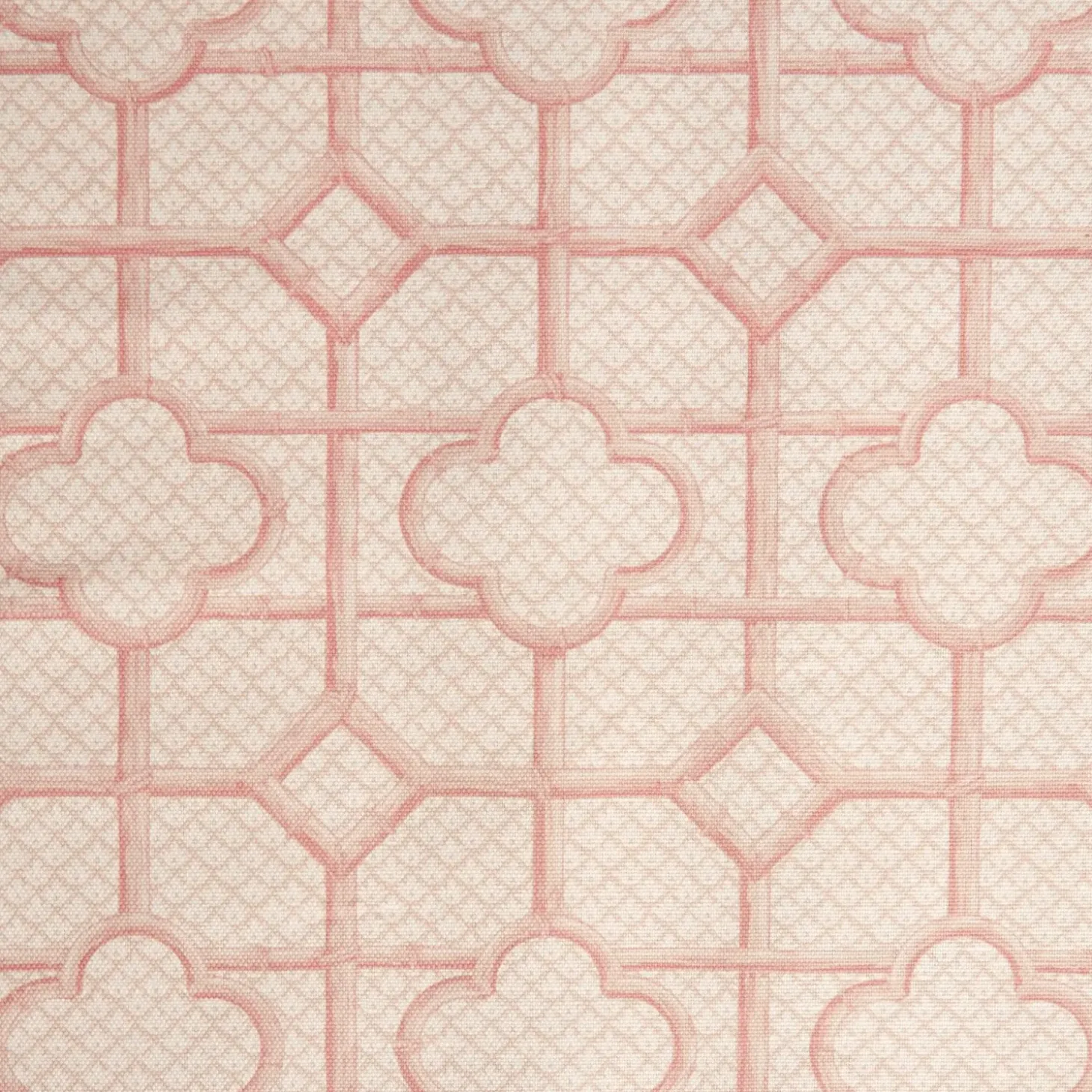 Pink Bamboo Trellis Fabric