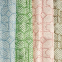 Pink Bamboo Trellis Fabric