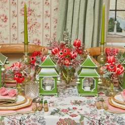 Pink Birdsong Tablecloth