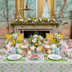 Pink Cottontail Bunny Dinner Plate