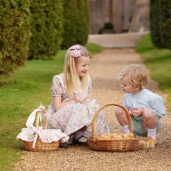 Pink Gingham Basket