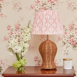 Pink Ikat Lampshade (30cm)