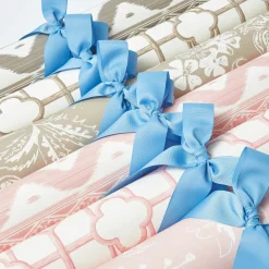 Pink Ikat Stripe Wallpaper