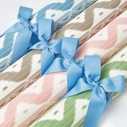 Pink Ikat Stripe Wallpaper