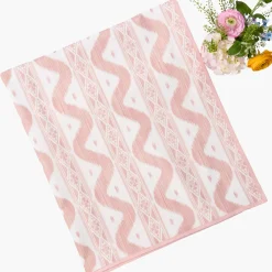 Pink Ikat Tablecloth