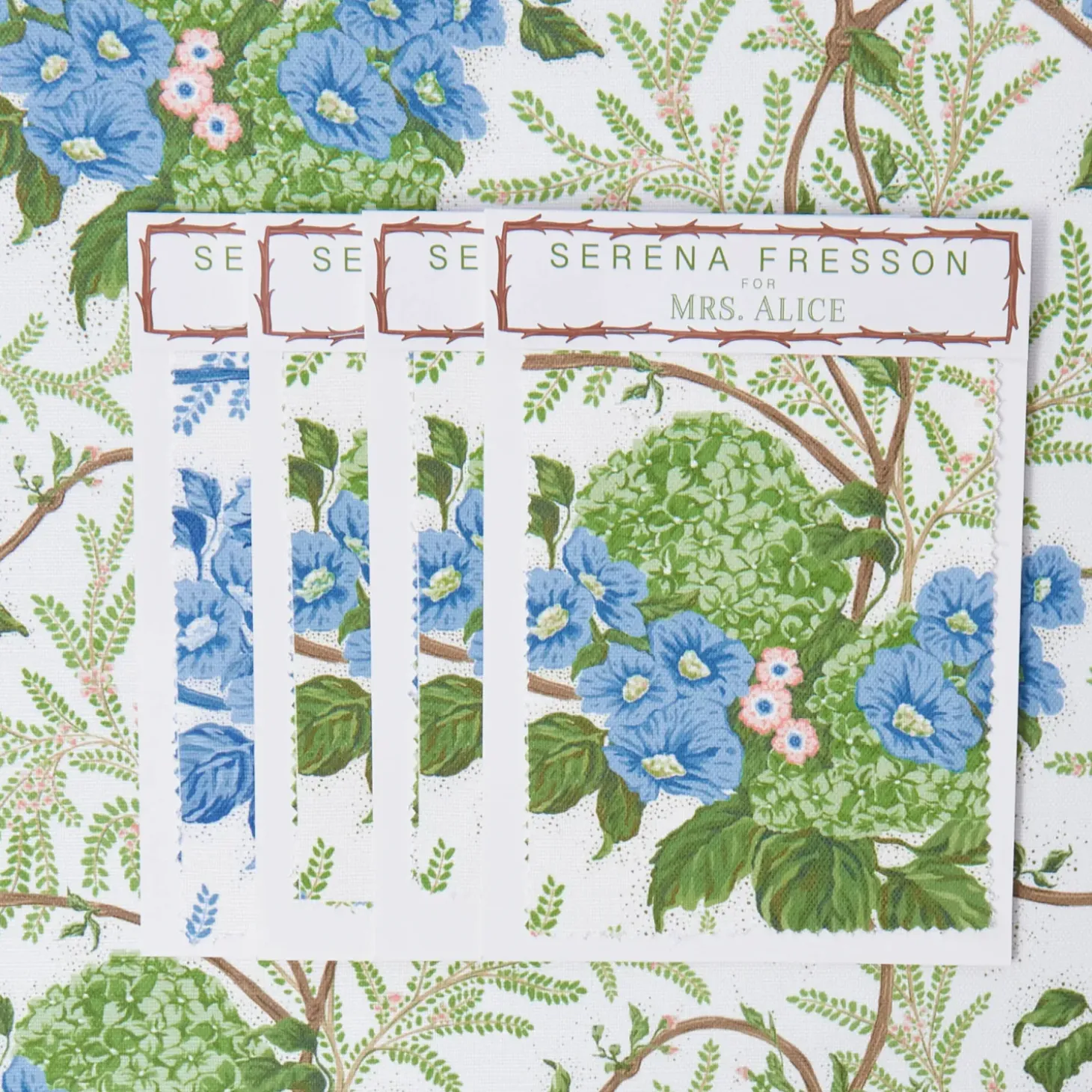 Pink Lady Isabella's Garden Fabric