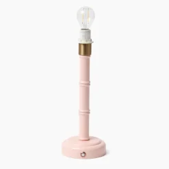 Pink Leonora Lacquer Rechargeable Lamp