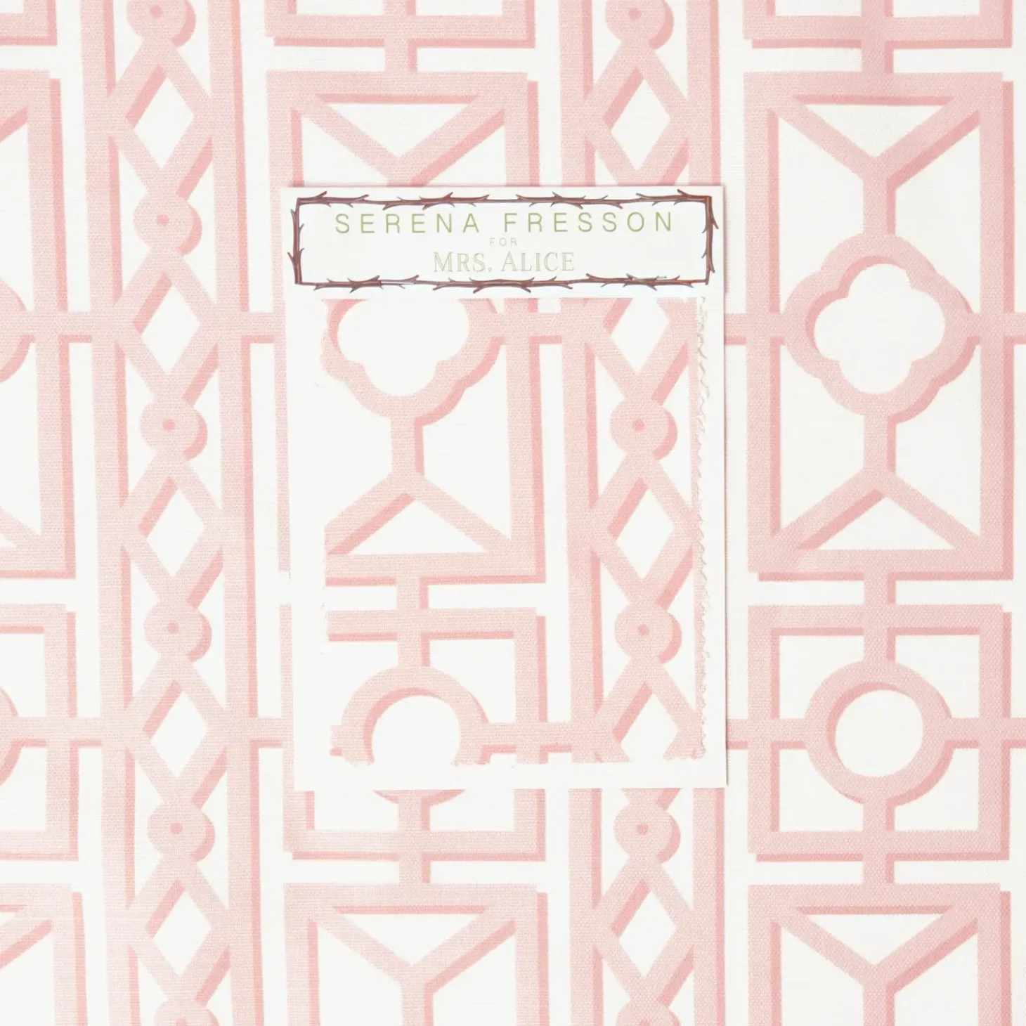 Pink Pavilion Fabric