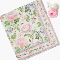 Pink Peony Tablecloth