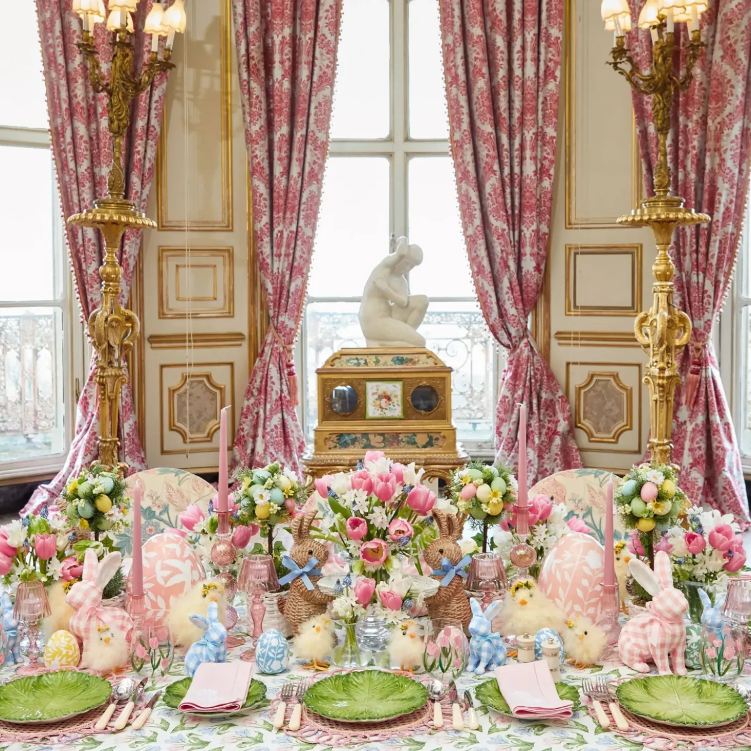 Pink Pia Woven Placemats (Set of 4)