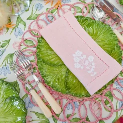 Pink Pia Woven Placemats (Set of 4)